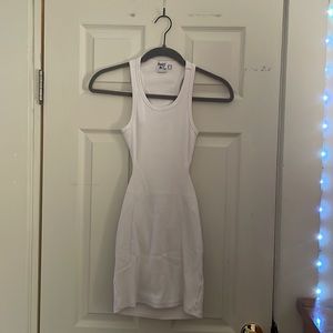 princess polly size 6 white cut out body on dress